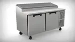 Randell Red Goat RP60CRR-N16-PCB Refrigerated Raised Rail Prep Table